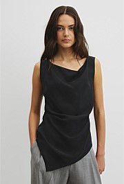 Asymmetrical Hem Blouse