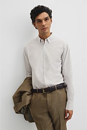 Regular Fit Cotton Stripe Shirt
