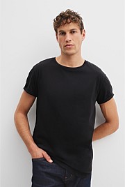 Australian Cotton Longline Garment Dyed T-Shirt