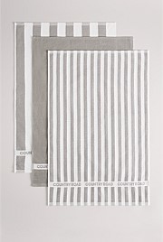 CR Stripe Verified Australian Cotton Tea Towel Pack of 3