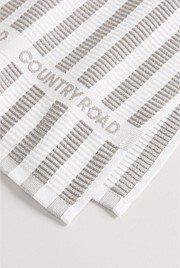 CR Stripe Verified Australian Cotton Tea Towel Pack of 3