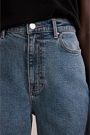 Cotton Relaxed Tapered Jean