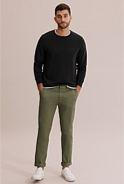 Verified Australian Cotton Tapered Fit Stretch Chino