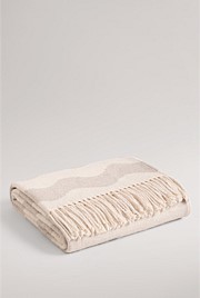 Crest Recycled Cotton Blend Throw