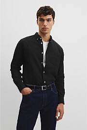 Australian Good Earth Cotton Regular Fit Oxford Shirt