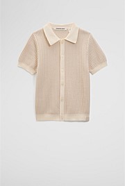 Organically Grown Cotton Knitted Cotton Shirt