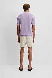 Australian Cotton Short Sleeve Waffle Knit