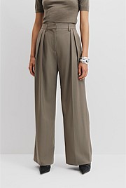 Pleat Wool Pant