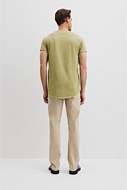 Australian Cotton Longline Garment Dye T-Shirt