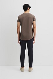 Australian Cotton Longline Garment Dye T-Shirt