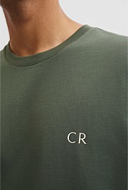 Short Sleeve Australian Cotton Country Road Modern Logo T-Shirt