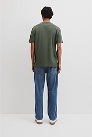 Short Sleeve Australian Cotton Country Road Modern Logo T-Shirt