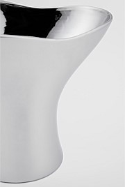 Pela Small Metallic Vase