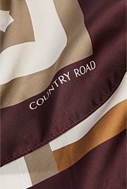 Silk Stripe Scarf