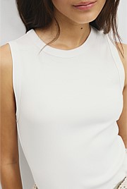 Australian Cotton High Neck Tank