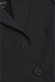 Wool Blend Tailored Blazer
