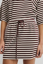Australian Cotton Blend Stripe Jersey Skirt