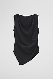 Asymmetrical Hem Blouse