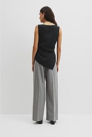 Asymmetrical Hem Blouse