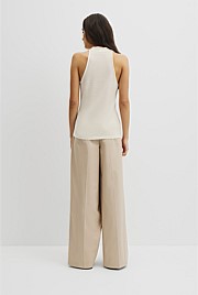 Wool V-Neck Drape Tank