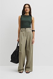 Australian Cotton High Neck Tank