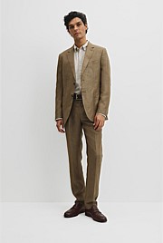 Regular Fit Linen Jacket