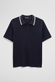 Australian Good Earth Cotton Tapered Trophy Polo