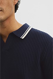 Australian Good Earth Cotton Tapered Trophy Polo