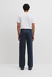 Relaxed Cotton Twill Pant