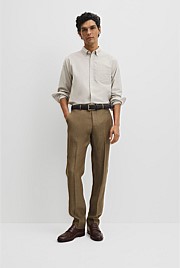 Australian Good Earth Cotton Regular Fit Oxford Shirt