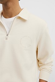 Australian Cotton Long Sleeve Folded Collar Sweat