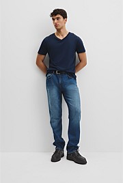 Pima Cotton V-Neck T-Shirt