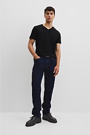 Pima Cotton V-Neck T-Shirt