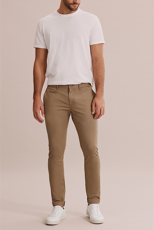 Verified Australian Cotton Slim Fit Stretch Chino