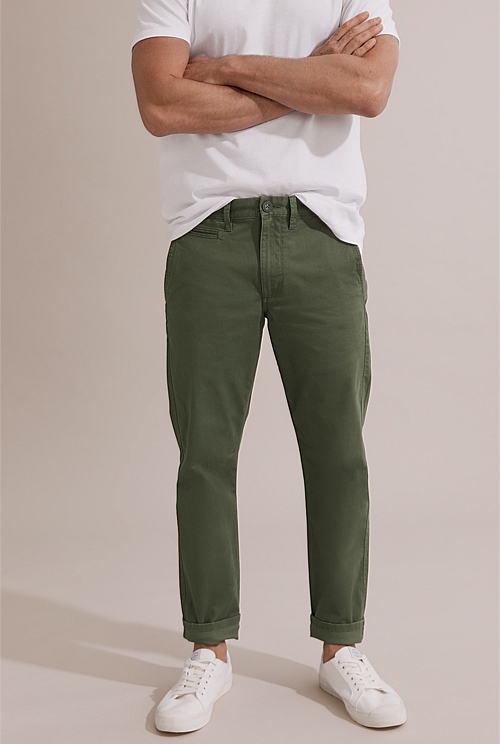 Australian Cotton Standard Fit Stretch Chino