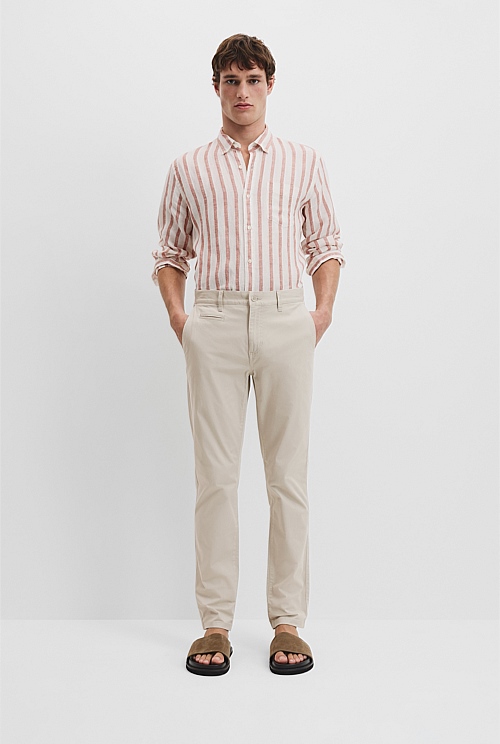 Australian Cotton Tapered Fit Stretch Chino