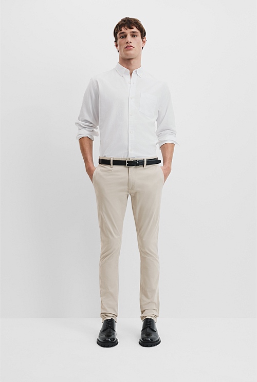 Australian Cotton Slim Fit Stretch Chino