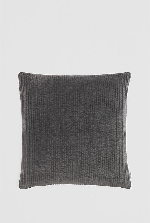 Marlon Organically Grown Cotton Velvet 55x55 Cushion