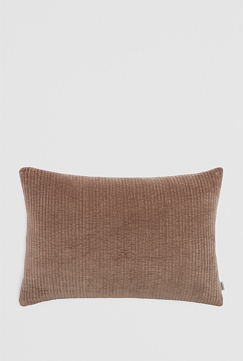 Marlon Organically Grown Cotton Velvet 40x60 Cushion