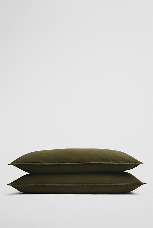 Brae Australian Cotton Pillowcase Pair