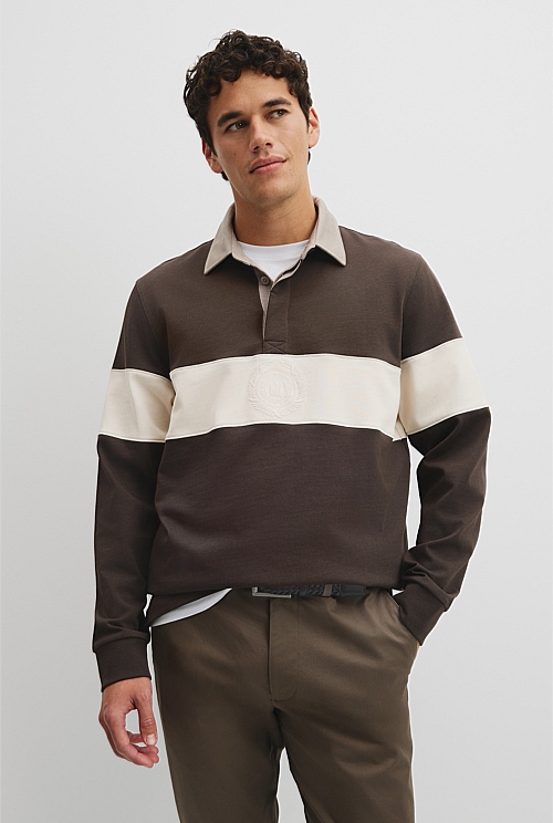 Australian Cotton Panel Rugby Polo Australian Cotton Panel Rugby Polo