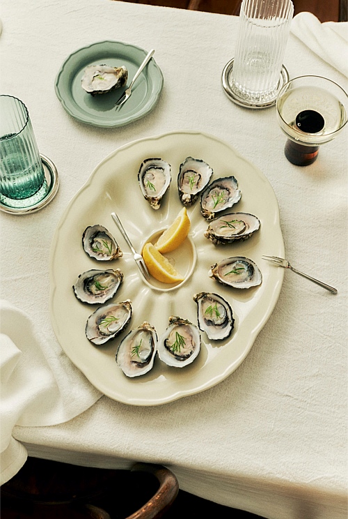 Luna 12 Piece Oyster Platter