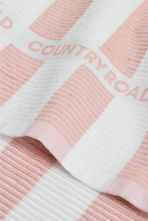 CR Stripe Verified Australian Cotton Tea Towel Pack of 3