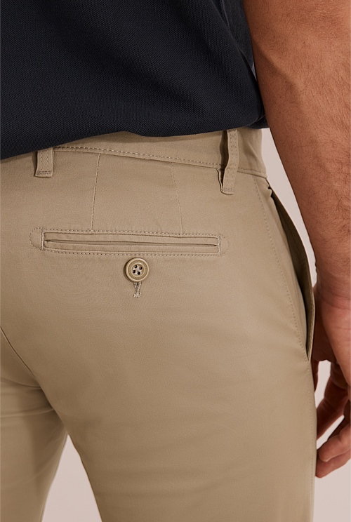 Verified Australian Cotton Slim Fit Stretch Chino