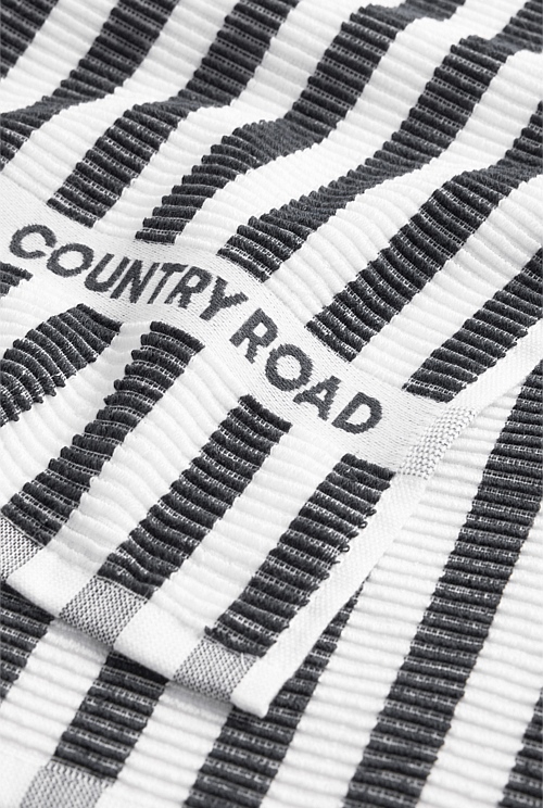CR Stripe Verified Australian Cotton Tea Towel Pack of 3