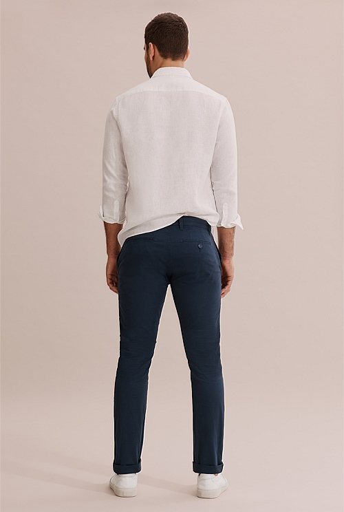 Verified Australian Cotton Slim Fit Stretch Chino