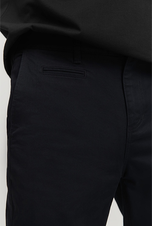 Verified Australian Cotton Tapered Fit Stretch Chino