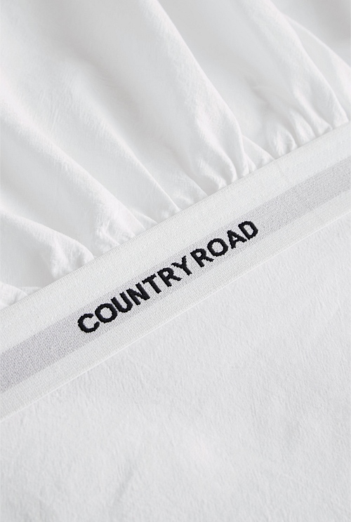 Brae Australian Cotton Queen Fitted Sheet Brae Australian Cotton Queen Fitted Sheet