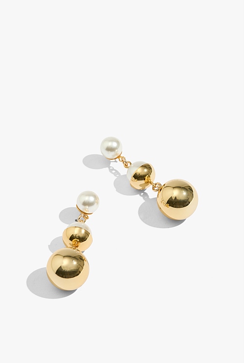 Splice Pearl Earring