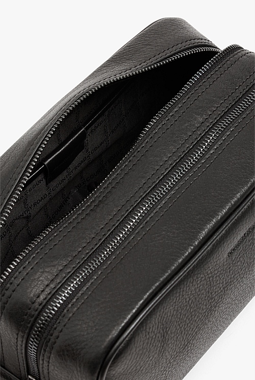 Large Leather Wash Bag Large Leather Wash Bag